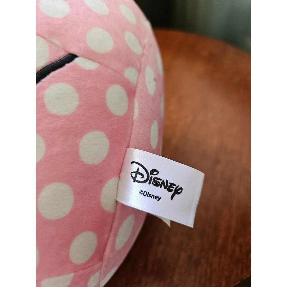 Disney Squishmallows Minnie Mouse Pink Polka Dot Bow Plush 14‎ inch SQK1014